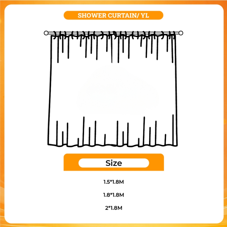 3D shower curtain - Six Of Crows Store
