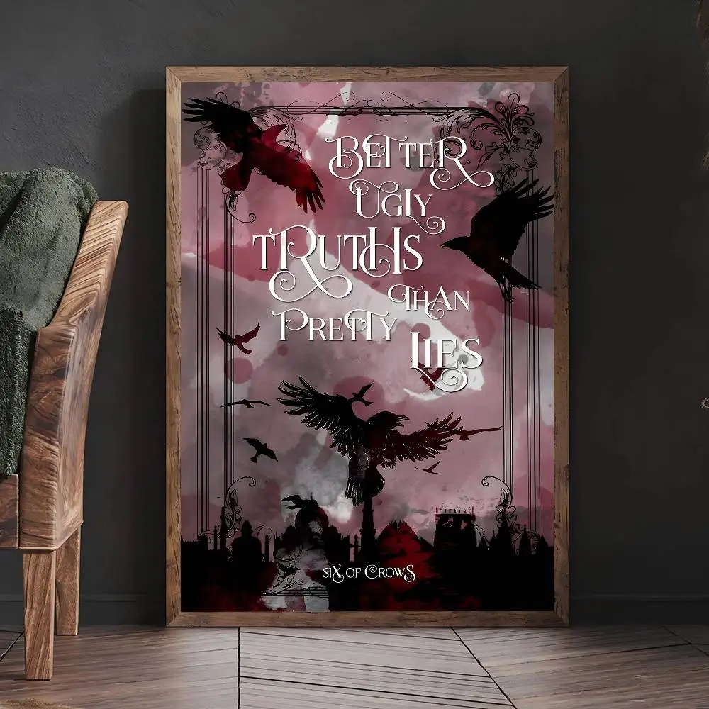 Six Of Crows Book Vintage Wall Art