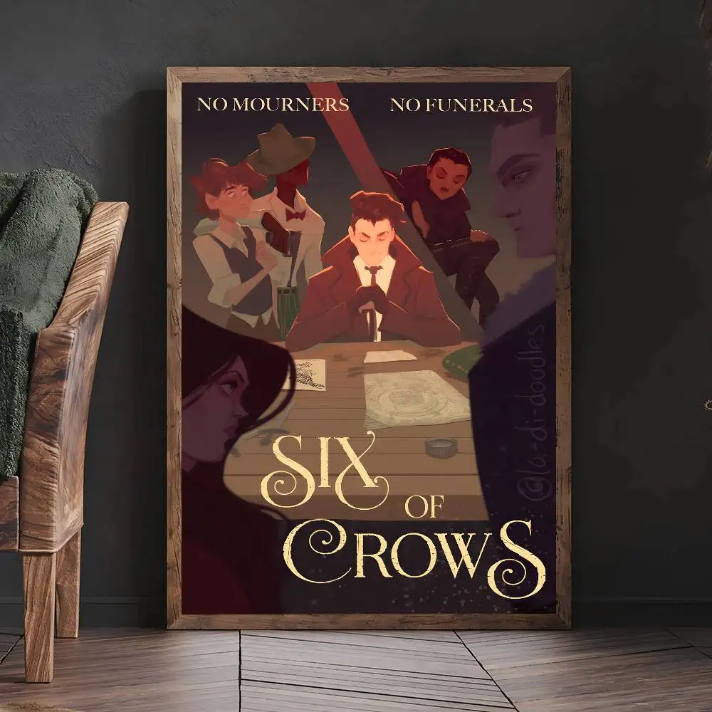 Six Of Crows Book Kaz Brekker Wall Art