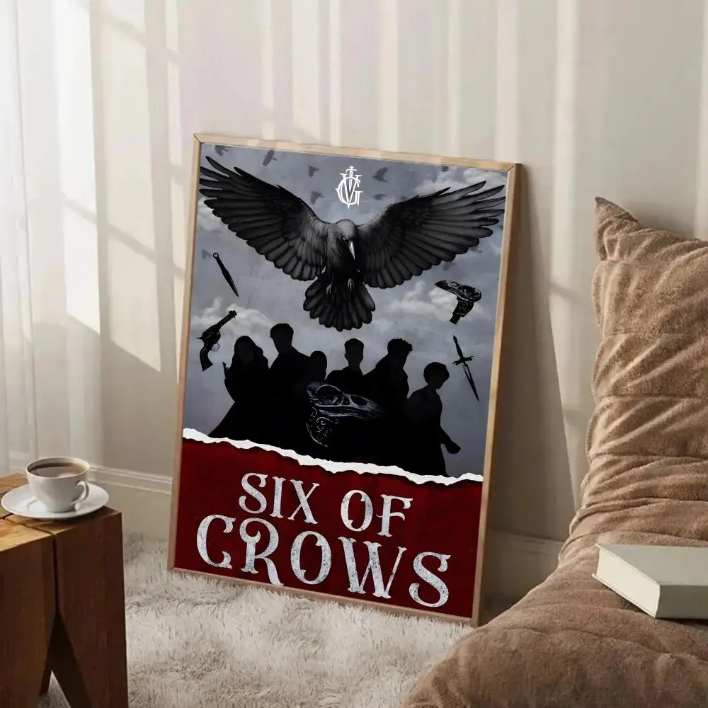 Hot Novel Six Of Crows Retro Wall Art