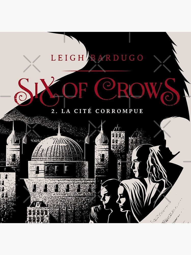 Six Of Crows French Cover Throw Pillow - Image 2