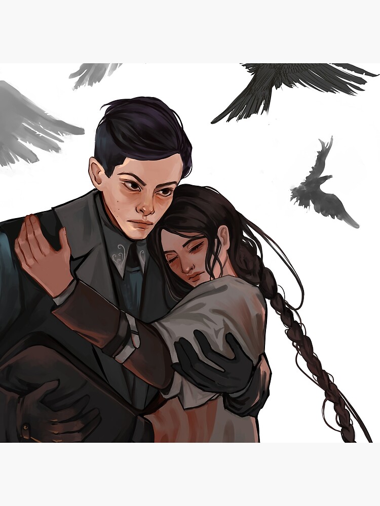 Kaz And Inej Six Of Crows Cute Shower Curtain - Image 2