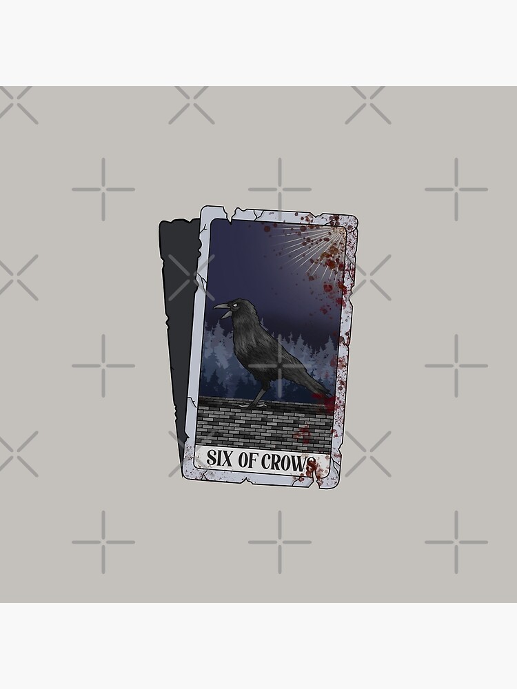 Six Of Crows Tarot Colorfull Shower Curtain - Image 2