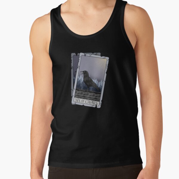 Six Of Crows Tarot Card Tank Top - Image 2