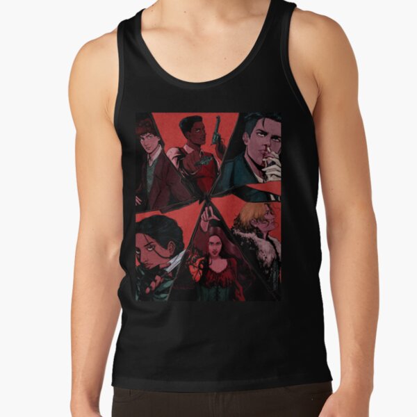 Six Of Crows Illustration Textured Tank Top - Image 2