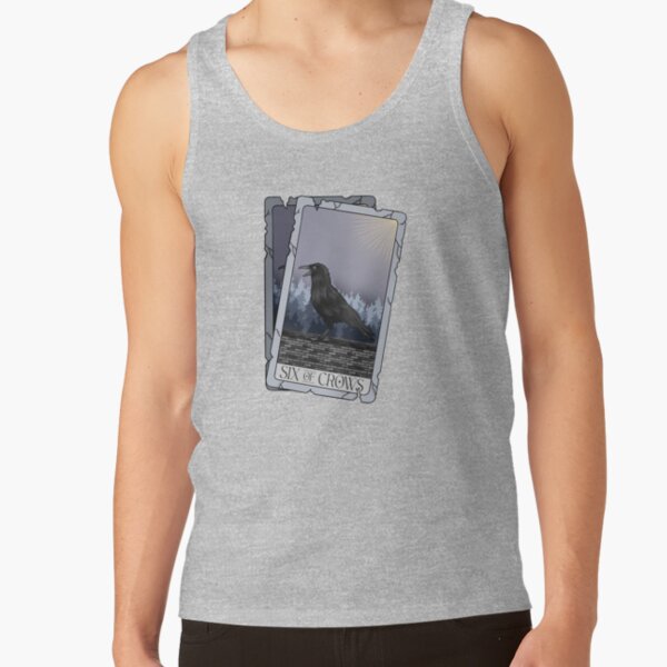 Six Of Crows Tarot Card Tank Top - Image 3