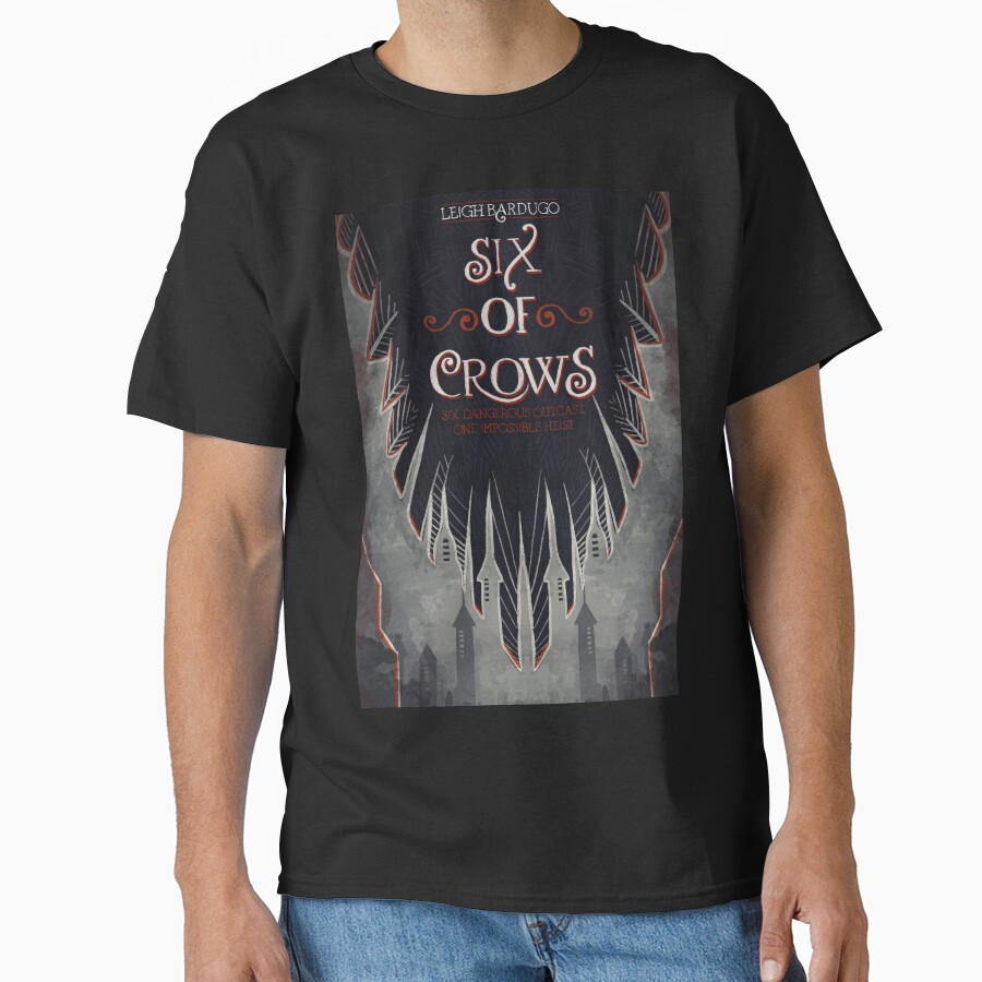 Hot Six Of Crows Book Cover T-shirt - Image 2