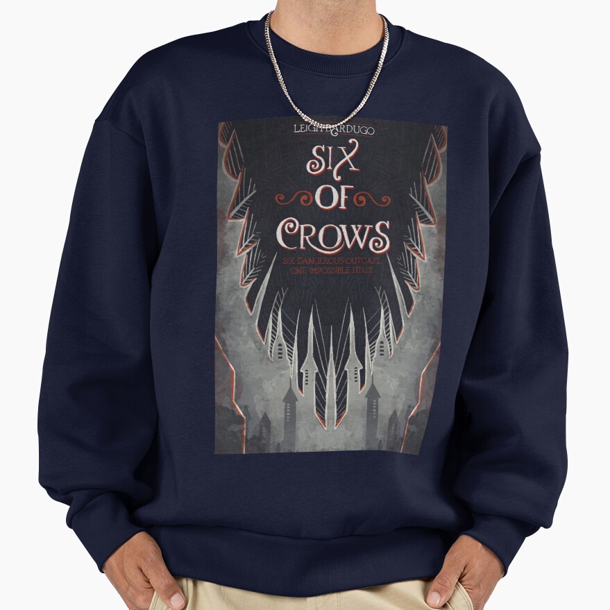 Hot Six Of Crows Book Cover Sweatshirt - Image 5