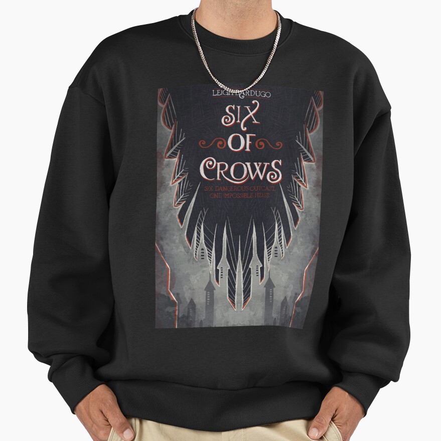 Hot Six Of Crows Book Cover Sweatshirt - Image 2