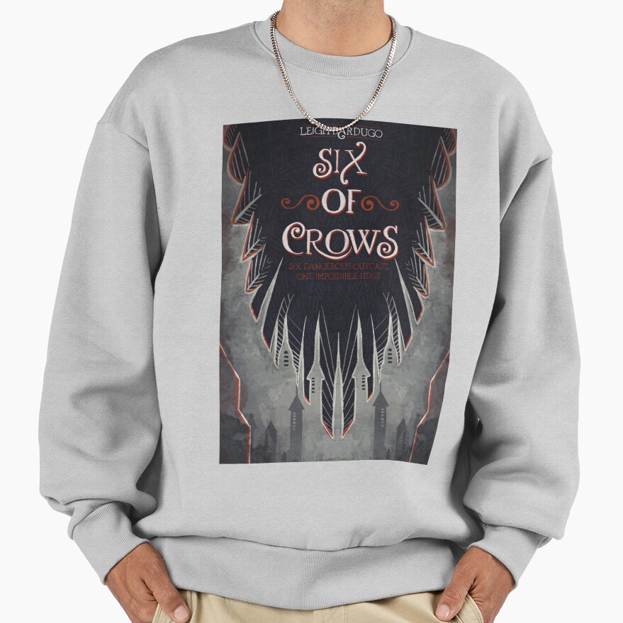 Hot Six Of Crows Book Cover Sweatshirt - Image 4