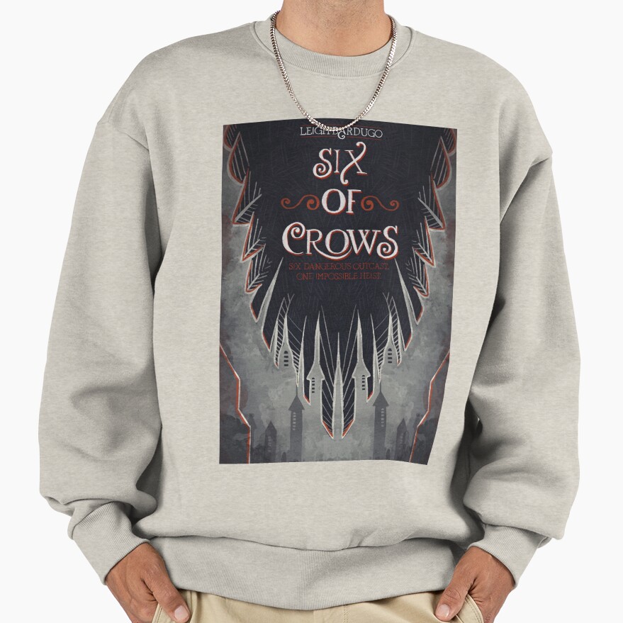 Hot Six Of Crows Book Cover Sweatshirt - Image 3