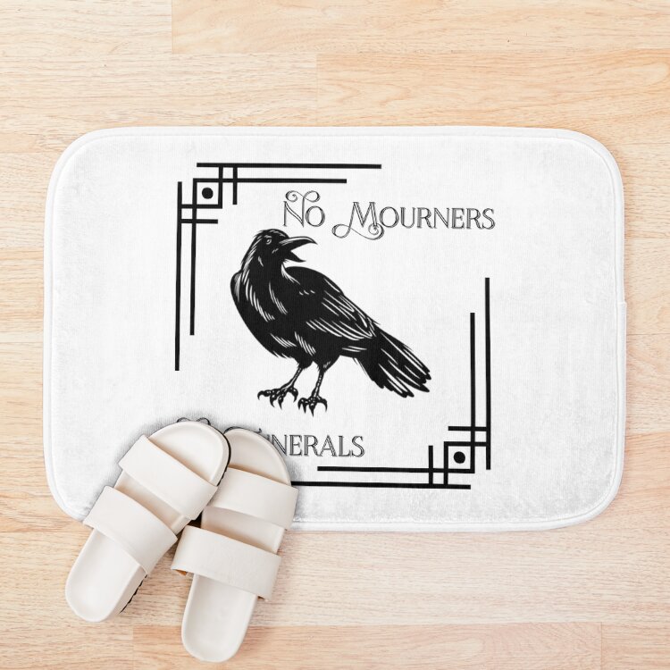 No Mourners No Funerals Crow Bath Mat - Image 3