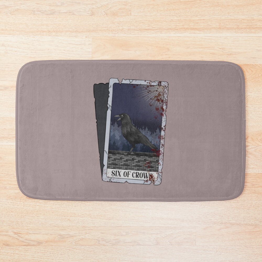 Six Of Crows Tarot Bath Mat