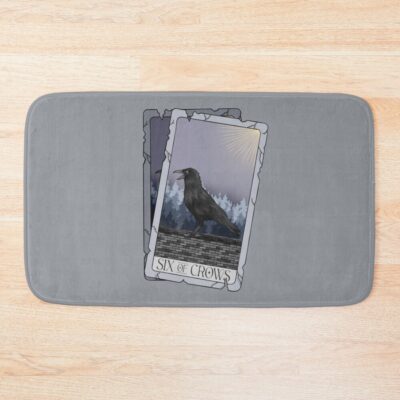 Six Of Crows Tarot Card Bath Mat