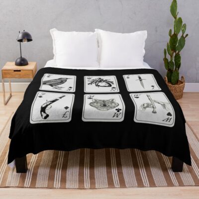 Best Six Of Crows Vintage Throw Blanket