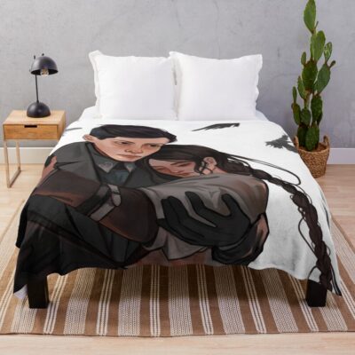 Kaz And Inej Six Of Crows Cute Throw Blanket