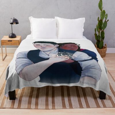 Six Of Crows Kaz And Inej Throw Blanket