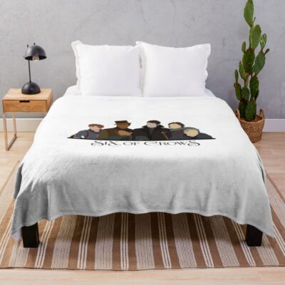 Six Of Crows Characters Throw Blanket
