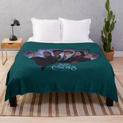 Six Of Crows Birds Of A Feather Throw Blanket