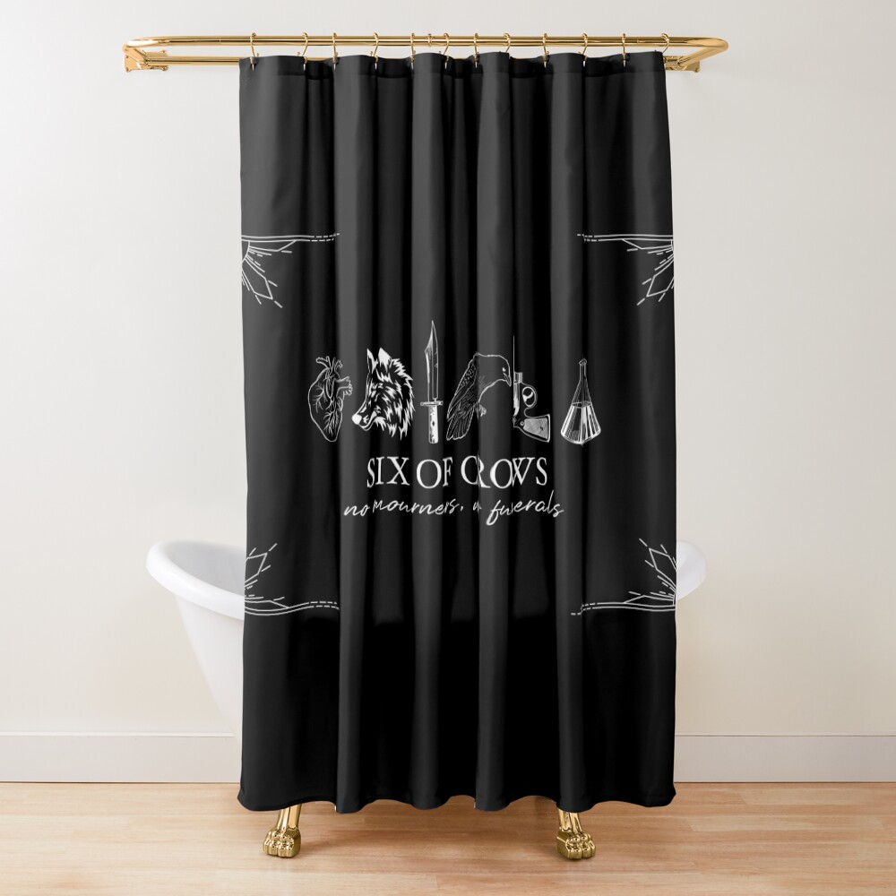 Hot Item Six Of Crows Retro Shower Curtain