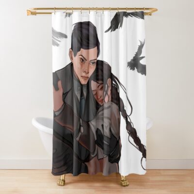 Kaz And Inej Six Of Crows Cute Shower Curtain
