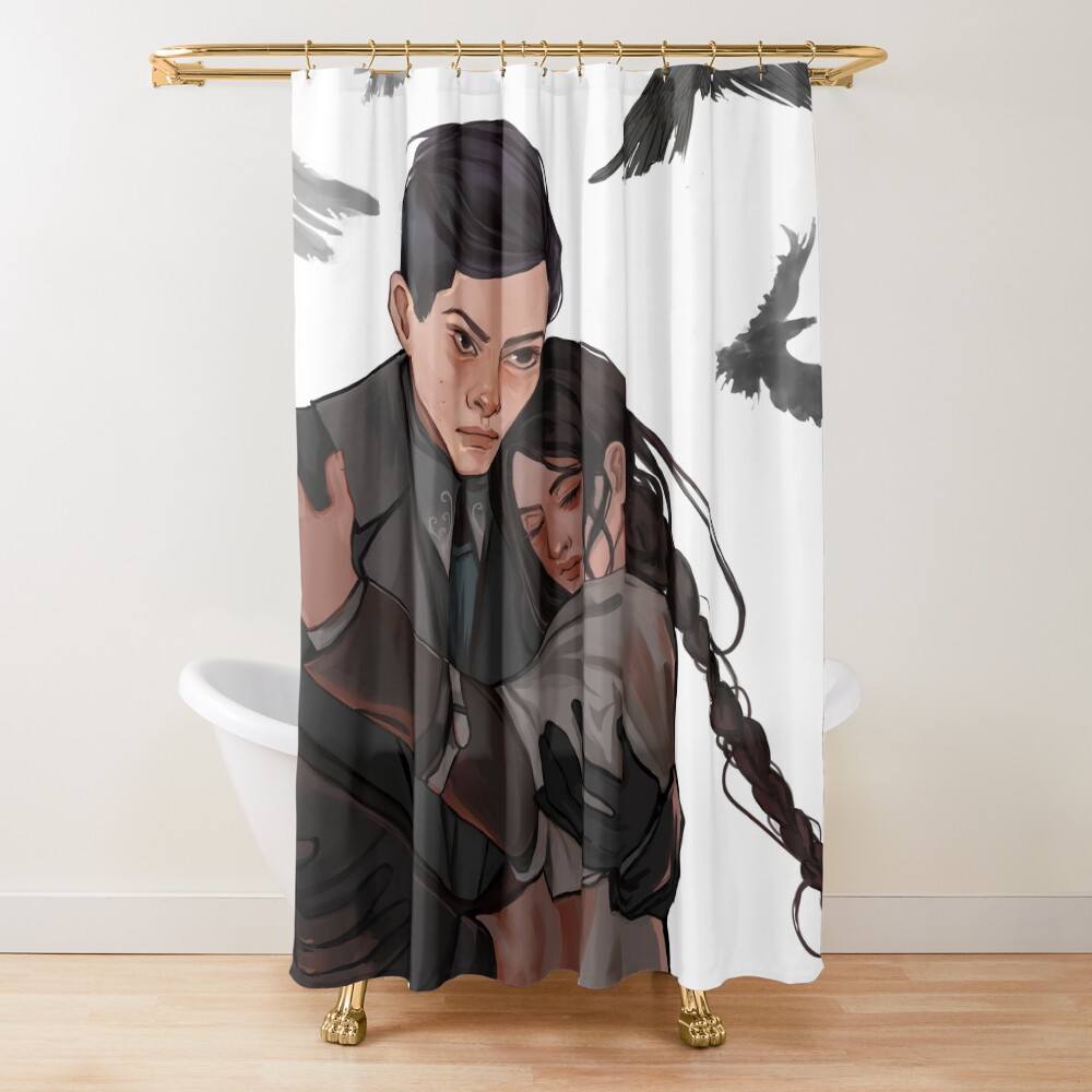 Kaz And Inej Six Of Crows Cute Shower Curtain