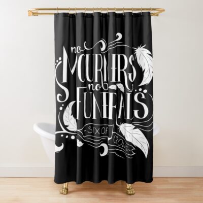 No Mourners No Funerals Bassic Shower Curtain