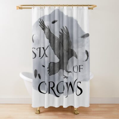 Six Of Crows The Crow Design Shower Curtain