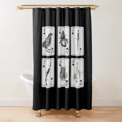 Best Six Of Crows Vintage Shower Curtain