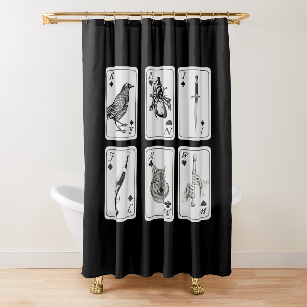 Best Six Of Crows Vintage Shower Curtain