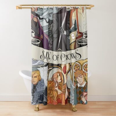 Six Of Crows Crooked Kingdom Shower Curtain