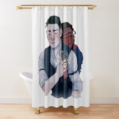 Six Of Crows Kaz And Inej Shower Curtain