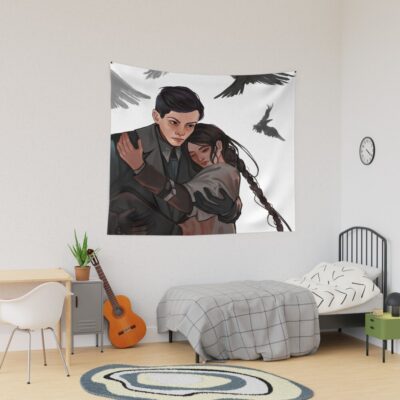 Kaz And Inej Six Of Crows Cute Tapestry