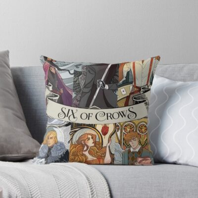 Six Of Crows Crooked Kingdom Throw Pillow