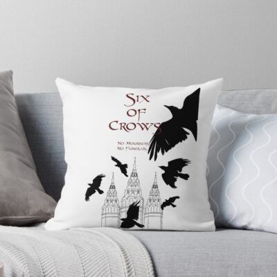Six Of Crows Colorfull Throw Pillow
