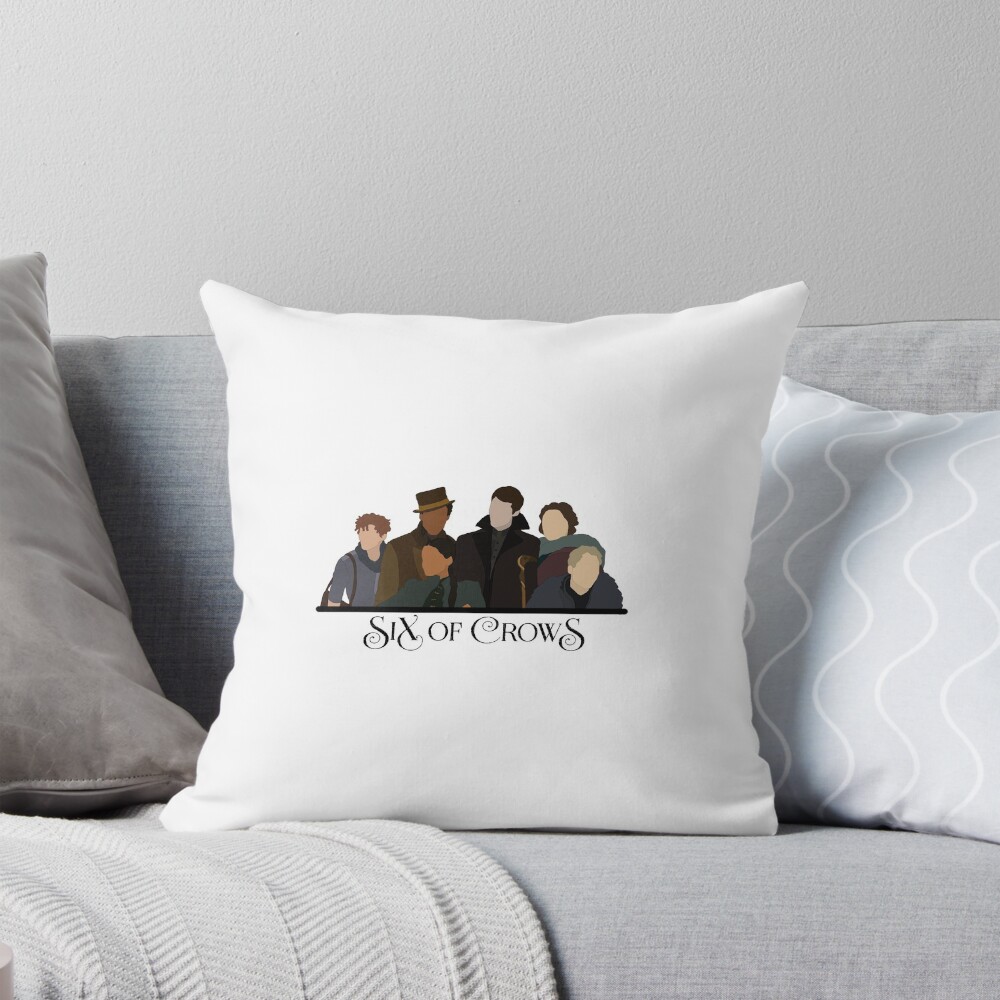 Six Of Crows Characters Throw Pillow