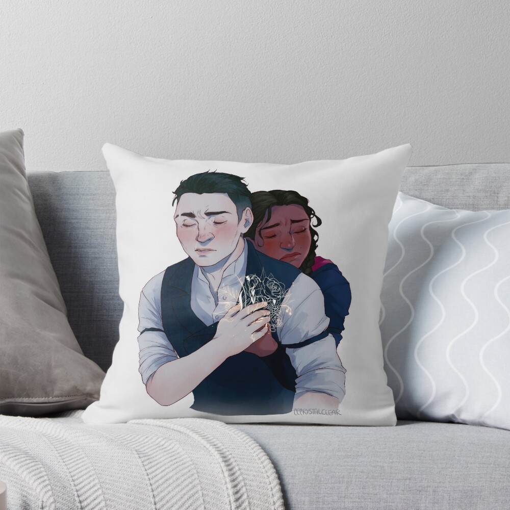 Six Of Crows Kaz And Inej Throw Pillow
